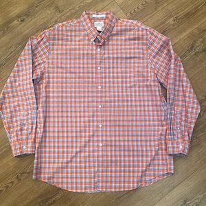 L.L. Bean Button Up Shirt Wrinkle Free TraditionalFit